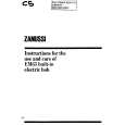 ZANUSSI EM65SS Owners Manual