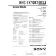 SONY MHCBX7 Service Manual