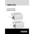 TOSHIBA 1360 Owners Manual