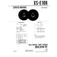 SONY XSE108 Manual de Servicio