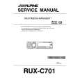 ALPINE RUX-C701 Service Manual