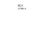 REX-ELECTROLUX IT560N Instrukcja Obsługi