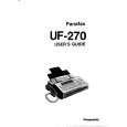 PANASONIC UF270 Owners Manual