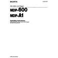 SONY MDP-600 Owners Manual