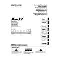 PIONEER A-J7 Owners Manual