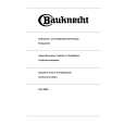 BAUKNECHT CKU2380WS Manual de Usuario