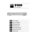 NAD S100 Owners Manual
