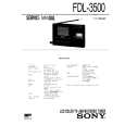 SONY FDL3500 Service Manual