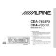 ALPINE CDA7850R Owners Manual
