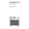AEG Competence B2100W Owners Manual
