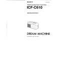 SONY ICF-C610 Instrukcja Obsługi