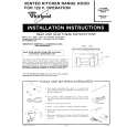 WHIRLPOOL RH8336XLS1 Manual de Instalación