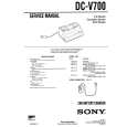 SONY DC-V700 Service Manual