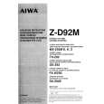 AIWA Z-D92M Owners Manual