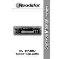 ROADSTAR RC893RD Instrukcja Serwisowa