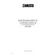 ZANUSSI ZT 215 Owners Manual