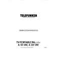 TELEFUNKEN PALCOLORA231MV Owners Manual