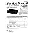 TECHNICS RSBX727 Service Manual