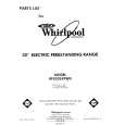 WHIRLPOOL RF302BXPW0 Parts Catalog