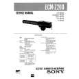 SONY ECMZ200 Service Manual