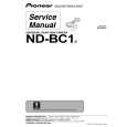 PIONEER ND-BC1/E5 Service Manual