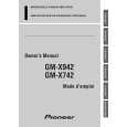 PIONEER GM-X742/XR/EW Manual de Usuario