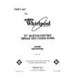 WHIRLPOOL RB760PXXB1 Parts Catalog