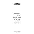 ZANUSSI ZCS6601W Owners Manual