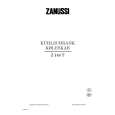 ZANUSSI Z144 Owners Manual