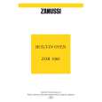 ZANUSSI ZOB1060X Owners Manual