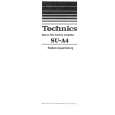 TECHNICS SU-A4 Instrukcja Obsługi
