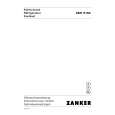 ZANKER ZKK0160 Owners Manual