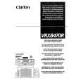 CLARION VRX8470R Owners Manual