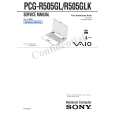 SONY PCGR505GL Instrukcja Serwisowa