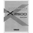 YAMAHA X2500 Owners Manual