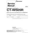 PIONEER CT-W505R Instrukcja Serwisowa