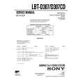 SONY LBTD307CD Instrukcja Serwisowa
