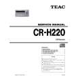 TEAC CR-H220 Instrukcja Serwisowa
