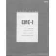 YAMAHA EME-1 Owners Manual