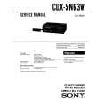 SONY CDX-5N63W Manual de Servicio