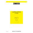 ZANUSSI F512 Owners Manual