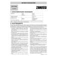 ZANUSSI T1124V Owners Manual