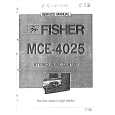 FISHER MCE4025 Service Manual