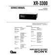 SONY XR3300 Service Manual