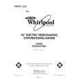 WHIRLPOOL RF3000XVW0 Parts Catalog