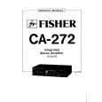 FISHER CA272 Service Manual