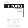 TEAC A-H300MII Owners Manual
