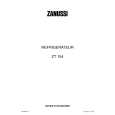ZANUSSI ZT154 Owners Manual