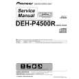 PIONEER DEH-P4500R/X1B/EW Service Manual