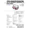 SONY CFD-G555CPK Instrukcja Serwisowa
